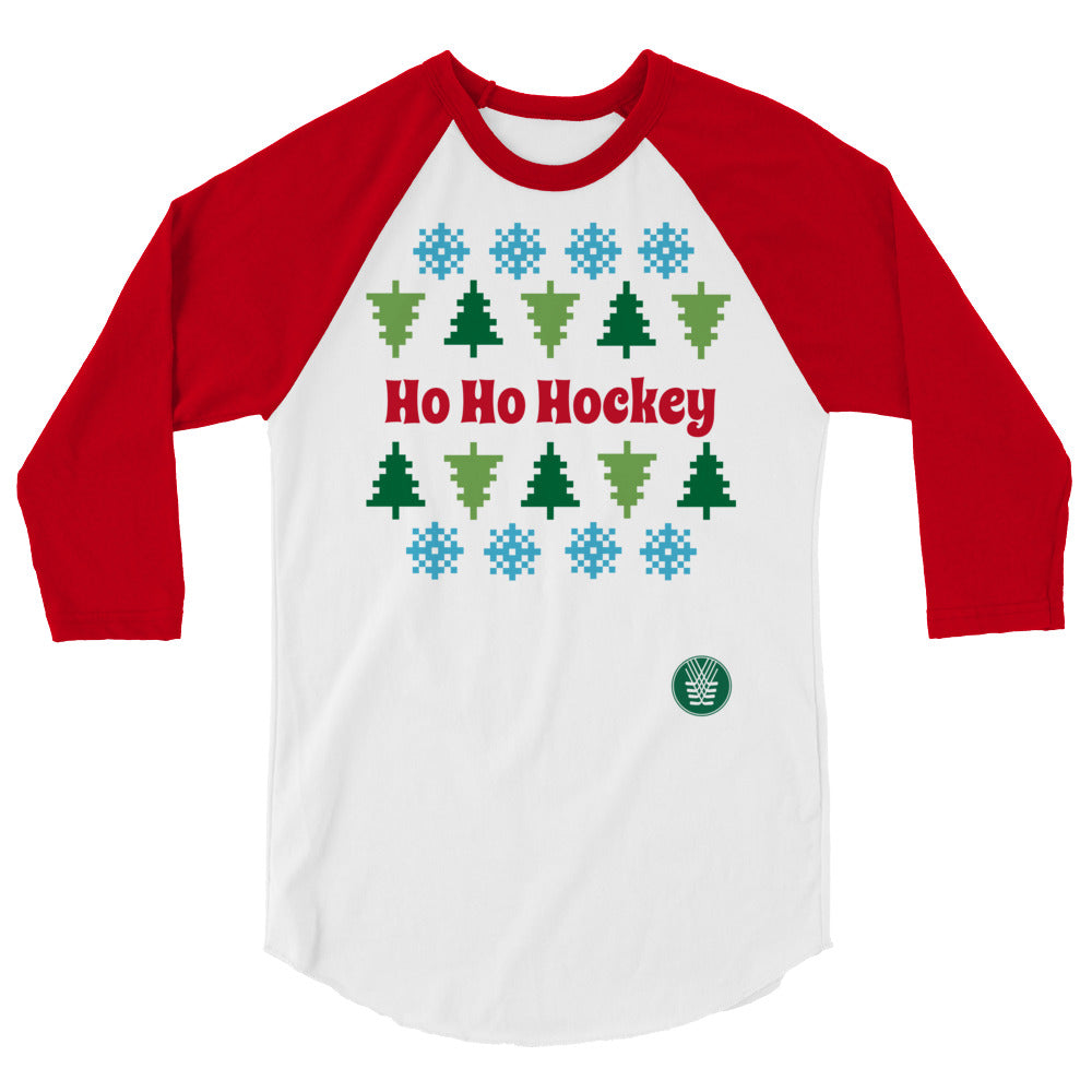 Ho Ho Hockey Raglan T