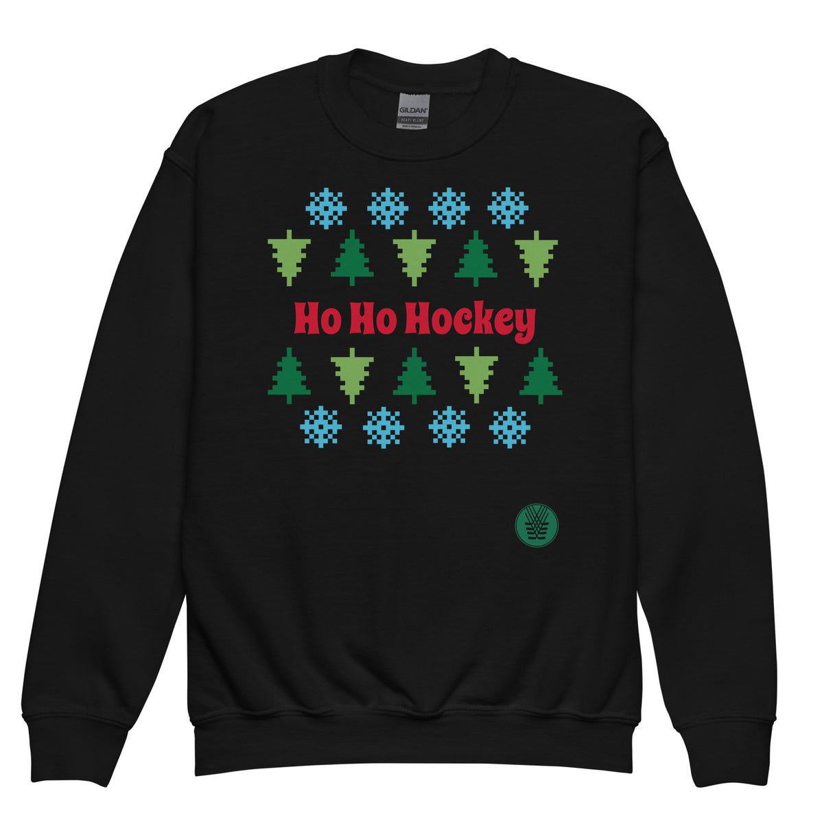 Ho Ho Hockey KIDDOS Crew Neck