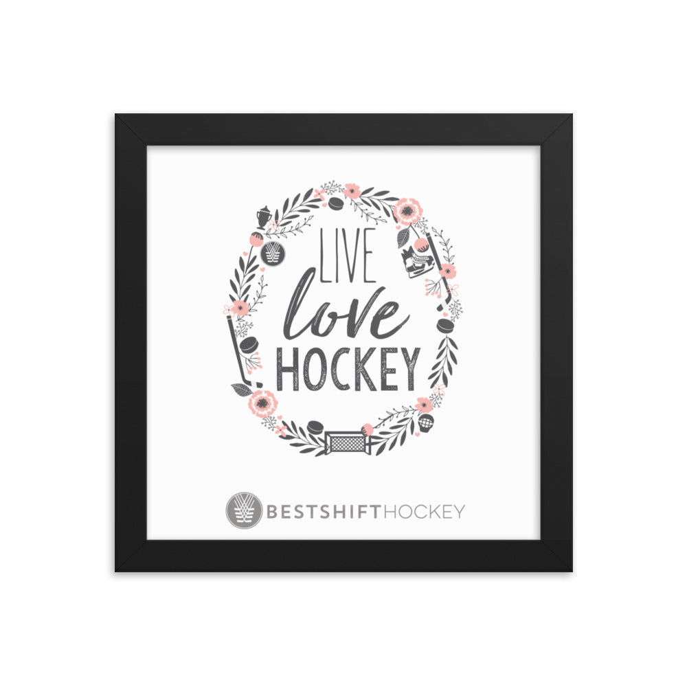 Live. Love. Hockey Wall Art