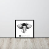 Beast Mode Elephant Wall Art