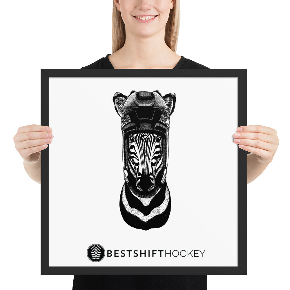 Beast Mode Zebra Wall Art