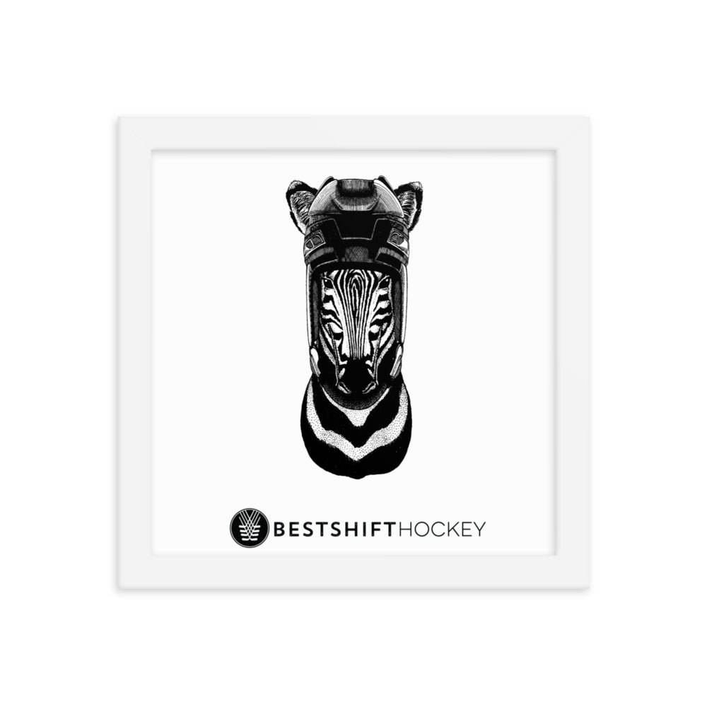 Beast Mode Zebra Wall Art