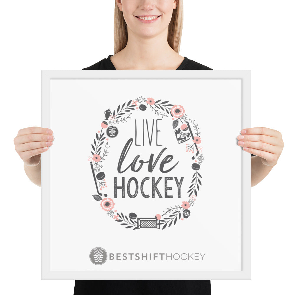 Live. Love. Hockey Wall Art